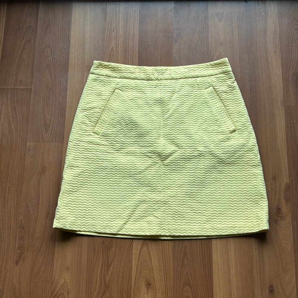 Yellow Mini Skirt